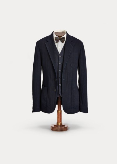 Blazer Ralph Lauren Herringbone Homem 19578-LQMY